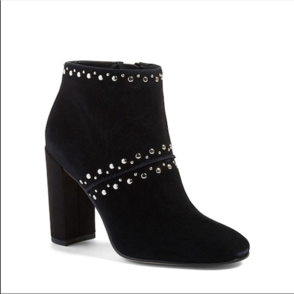 Sam Edelman Black Suede Chandler Booties